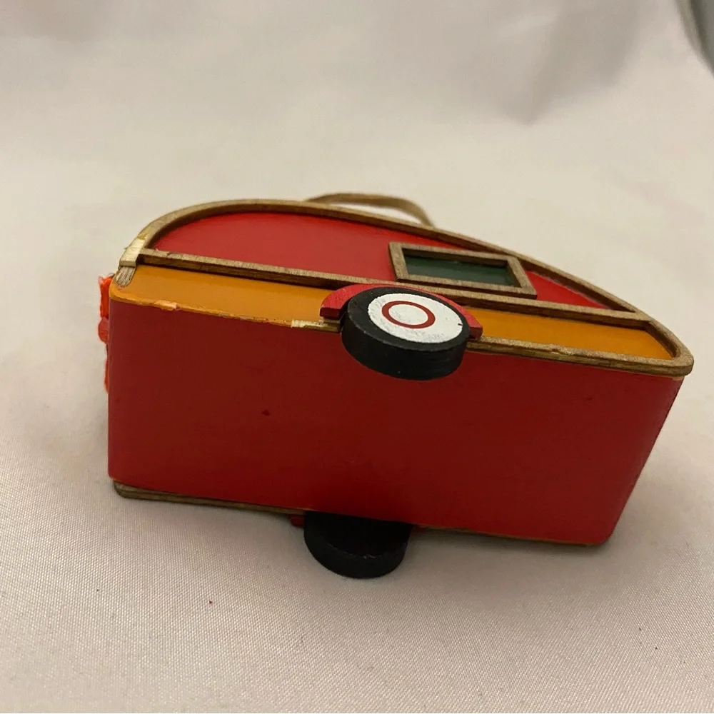 Target Christmas Camper Trailer Red Tree Ornament